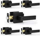 Estmoon 5 Pack Door Handles Black I