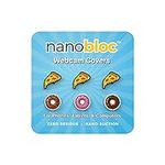 Eyebloc NanoBloc Webcam Cover - Universal Reusable Camera Cover for All Devices - Safe Screen Closure, Strong Nano Suction No Residue (6-Pack, Pizza Donut)
