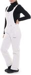 Arctix Women's Skigear Insulated Snow Bib Overall ski, White/Opulent Garden, L