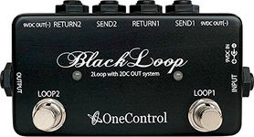 One Control BLACK-LOOP One Control 2 Channel Loop Switcher w/True Bypass & 2x DC Outputs