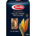 Barilla Pasta Collezione Tricolor Italy Mezze Penne Durum Wheat - 500Gram