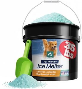 Maple99 Pet Safe Ice Melt Safer for Concrete 35 lb Snow Salt Ice Melt Pet Friendly, Green Salt for Snow and Ice Removal, Sidewalk Salt, Driveway Salt, Snow Melt is Effective Up to -5