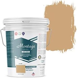 Montage Signature Interior/Exterior Eco-Friendly Paint, Mustard Seed, Low Sheen, 5 Gallon