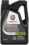 Castrol Edge High Mileage 10W-30 Advanced Full Synthetic Motor Oil, 5 Quarts