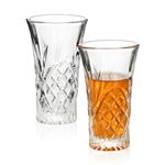 BCnmviku 55ml Shot Glasses,Reusable Clear Shot Glass,Heavy Base Shot Glasses Set for Cocktail,Tequila,Liquor,Whisky,Vodka,Spirits (2)