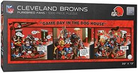 YouTheFan NFL Cleveland Browns Game Day in The Dog House 1000pc Puzzle