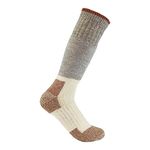 Carhartt Men's Arctic Heavyweight Merino Wool Blend Boot Sock, Heather Grey, Large