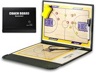 Joyeee Basketball Coaching Board, Premium Tactical Double-Sided Basketball Dry Erase Board with Dry Erase Markers and Magnetic Player, Christmas Men Basketball Gifts for Boys, Men, Students