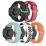 Compatible with COROS PACE 2 Bands Two-Toned Silicone Breathable Replacement Sport Strap Quick-Release Wristband for COROS PACE 2 Smart Watch Women Men