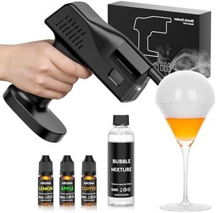 RAYBYLAND Electric Smoker Gun for Cooking, 5000mAh Rechargeable Battery, One Button Operation, Suitable for Indoor and Outdoor Barbecue and Bar Cocktails, Whiskey