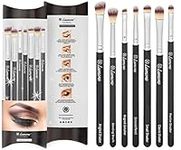 Makeup Eye Brush Set - Eyeshadow Eyeliner Blending Crease Kit - Best Choice 7 Essential Makeup Brushes - Pencil, Shader, Tapered, Definer - Last Longer, Apply Better Makeup & Make You Look Flawless!