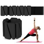 APRICA Adjustable Wrist & Ankle Weights for Women & Men, Set of 2 Wearable Wrist Weights Bracelets, 1 lbs Each, Ideal for Improving Fitness, Exercise, Walking, Jogging, Aerobics, Yoga & Pilates (BLACK)