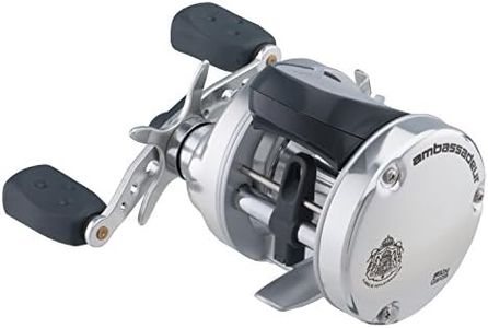 Abu Garcia® Ambassadeur® S Line Counter, Unisex-Adult, Abu Garcia, Ambassadeur s Line Counter Baitcast Round Reel, 6500, 5.3:1 Gear Ratio, 3 Bearing, 25 1/2" Retrieve Rate, Right Hand, Boxed, 1400536