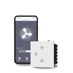 AZIOT SMART MODULAR 1 FAN REGULATOR PREMIUM TOUCH SWITCH - Glass (Not Acrylic): Elevate Your Home with Effortless Control (Fits in Anchor Roma Classic and similar plates) Not for BLDC fans