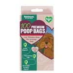 Rosewood 100 Premium Poop Bags, Thic, Strong, Made From Recycled Plastic, Extra Strong Poop Bags For Dogs, 100 count (Pack of 1)