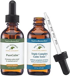 Native Remedies Calm ComboPack - Natural Homeopathic Remedy for Symptoms of Stress & Tension and All-Natural Herbal Supplement for Calm Outlook