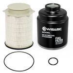 Wisamic 6.7L Cummins Diesel Filter Set for 2013-2018 Dodge Ram 2500 3500 4500 5500 6.7L Cummins Turbo Diesel Engines, Fuel Filter Water Separator Set Replace 68197867AA 68157291AA