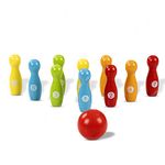 Baybee Wooden Bowling Game Set Kids Toys with 10 Bottles, Numbers & Ball Indoor and Outdoor Sports Games for Children, Board Game Baby Toys for Childern Boys Girls 3+ Years (Bowling with Number)