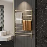 DWVO Towel Warmer 10 Bars Gold Wall