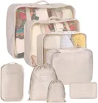 8 Set Packing Cubes for Suitcases, 