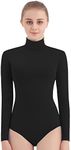 SUPRNOWA Turtleneck Leotard Long Sl