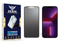 REROK Anti-Glare Matte Tempered Glass Screen Protector for iPhone 13 Pro Max [Pack of 1] | Anti-fingerprint, Edge-to-Edge Coverage, Scratch Resistant, Case Friendly with Easy Installation Kit.