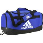 adidas Unisex-Adult Defender Medium Duffel Bag, medium blue, One Size Fits All