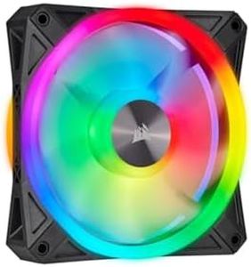 Corsair CO-9050097-WW QL120 RGB, 120 mm, RGB LED Case Cooling Fan - Black (Single pack)