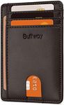 Buffway Slim Minimalist Front Pocke