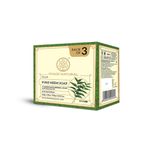 Khadi Natural Pure Neem Soap | Herbal Bathing Soap for Acne | Natural Soap with Essential Oils | Anti-Bacterial Soap | Suitable for All Skin Types, Pack of 3 | (125gm *3) (375gm)