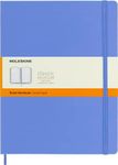 Moleskine Ruled Classic Hard Cover Notebook, Extra Large, Hydrangea Blue