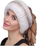 Knitted Real Rex Rabbit Fur Heaband Headwear Neckwear Black Brown Red Orange Pink Color Women Elastic