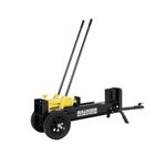 Charles Bentley Bulldozer 12 Tonne Hydraulic Log Splitter Wood Splitter Firewood Splitter - Log Cutter - Portable with Wheels and Toe Hitch - Heavy Duty - Kindling Splitter Alternative Axe Splitter