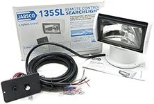 Jabsco 60020-0024 Marine 135SL Remote Control Marine Halogen Searchlight, 100000CP, Joystick Control, 24-Volt