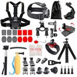 LifeLimit Accessories Starter Kit for Gopro Hero 6/fusion/5/Session/4/3/2/HD/HERO+ (Wi-Fi Enabled) Silver Cameras SJ4000/5000/6000/AKASO/APEMAN/DBPOWER/And Sony Sports DV and More