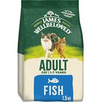 James Wellbeloved Adult Fish 1.5 kg Bag, Hypoallergenic Dry Cat Food