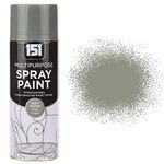 400ml Professional Quality Fantastic Finish All-Purpose Interior Exterior Household Spray Paint for Wood Metal Plastic Ceramics & More (Grey Primer Matt)