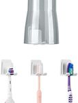 4 PCS Toothbrush Holder Wall Mounte