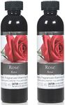 Hosley Set of 2 Rose Fragrance Warming Oils 5 Ounce. Ideal Gift for Weddings spa Reiki Meditation Bathroom Settings. P1