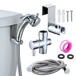 Timewill Handheld Bidet Toilet Sprayer Kit, Baby Cloth Diaper Sprayer for Toilet, Bathroom Muslim Shower, Portable Bum Gun Water Spray Bidet Attachment