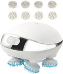 MOUNTRAX 5 in 1 Electric Scalp Massager, Portable Heated Head Kneading 88 Massage Nodes, 2 Styles & 3 Speed Modes, Body for Deep Cleansing, Relief, Hair Growth