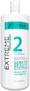 UNNIQUE Extreme Keratin Hair Treatment, A Professional Hair Reconstruction System with The 4-Part Reconstruction Cocktail for Lasting Smoothness, Strength, and Humidity-Proof Control