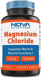 Nova Nutritions Magnesium Chloride 520mg - Supports Healthy Nervous System - 120 Tablets