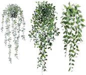 3 Pack Artificial Hanging Plants Po
