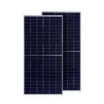 Luminous BIS Certified Mono Perc Halfcut 590 Watt-24Volt Solar Panel for Home with PID Resistance Technology and Severe Weather Resilience, 25 Years Warranty (Black, Pack of 2)