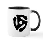 CafePress 45 Record Adapter Mugs 11 oz (325 ml) Ceramic Coffee Mug