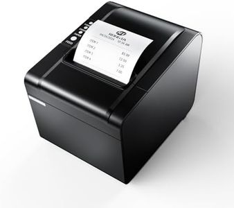 Rongta POS Printer, 80mm USB Thermal Receipt Printer, Restaurant Kitchen Printer with Auto Cutter Support Cash Drawer,USB Serial Ethernet Interface for Windows/Mac/Linux,Do Not Square (RP326)