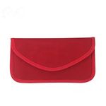 Mengshen Large Faraday Bag, WiFi/GSM/LTE/NFC/RF Signal Blocking Pouch Suitable for Cell Phone, Credit Cards, Car Key, Keyless Entry Fob - Red