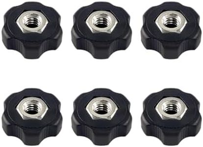 EDSRDPLT Kayak Knob Nuts Hardware, Kayak Rail Track Screws Track Nuts, Stainless Steel Kayak Screws, Outdoor Parts Tool Rails Bolts for Canoe Boat.
