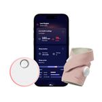 Owlet Dream Sock - Smart Baby Monitor View Heart Rate and Average Oxygen O2 as Sleep Quality Indicators. Wakings, Movement, and Sleep State. Digital Sleep Coach and Sleep Assist Prompts, Rose US